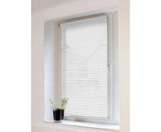Горизонтальные жалюзи Эскар алюминий, белый, 120х160 см 5008120160 