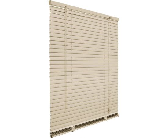 Горизонтальные жалюзи Эскар пластик, бежевый, 80х160см, 6009080160 