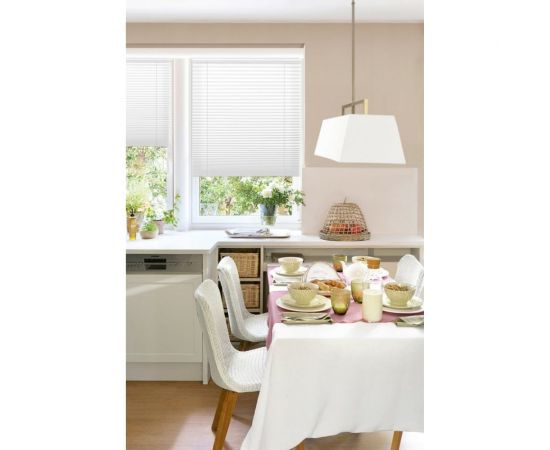 Плиссе натяжного типа Эскар Crepe белый, 57х170 см 140401057 