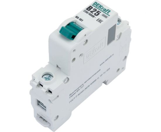 Автоматический выключатель DEKraft ВА101-1P-025A-B 11008DEK 152495 