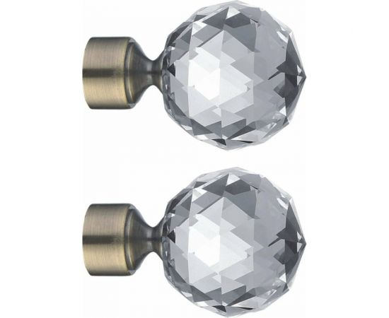 Наконечник Эскар Шар кристальный, золото антик, D16 мм, пара 3121648534 