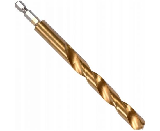 Сверло по металлу HSS-TiN 8.5 мм с хвостовиком HEX1/4 YATO YT-44769 