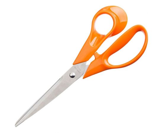 Остроконечные ножницы Attache Orange 203 мм, с пластиковыми эллиптическими ручками 280474 