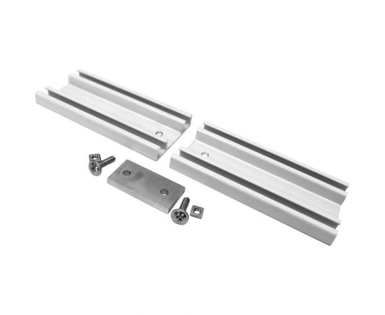 Алюминиевый двухполосный карниз Эскар Katal 7 в сборе, составной, 3.0 м 242471300 