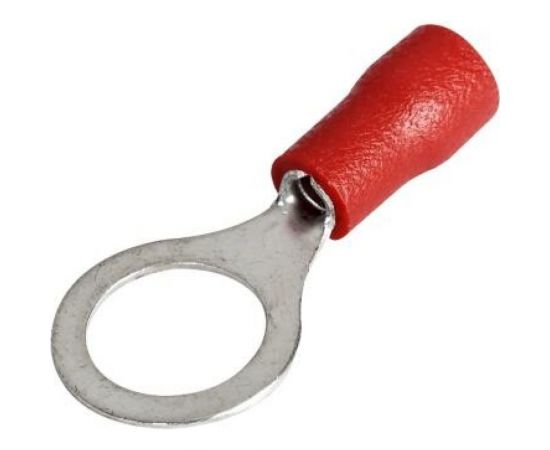 Кольцевой изолированный наконечник HLT НКИ 1.5-5 кольцо 0.25-1.5 мм красный упаковка 100 шт 084-04-03,084-04-003 4670042790748 