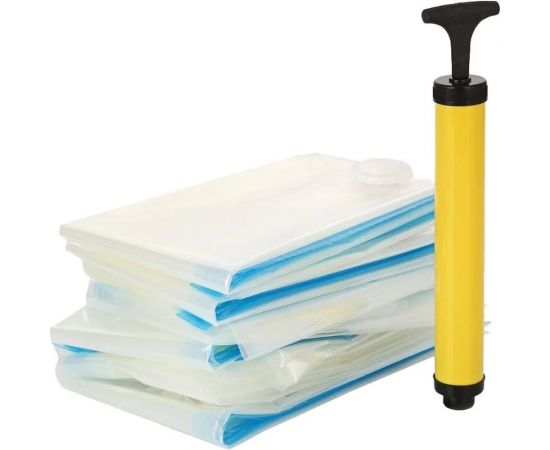 Набор вакуумных пакетов для хранения BRADEX СПЭЙС МАСТЕР с насосом TD 0201 