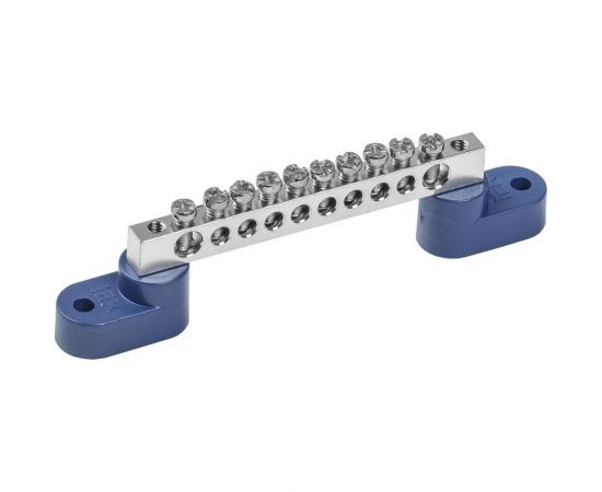 Шина IEK n "ноль" на двух угловых изоляторах с никелевым покрытием шни-6x9-10-у2-с YNN10-10-C2-K07-N 