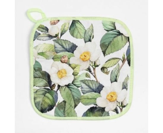 Прихватка Этель Сamellia 19x19 см, 100% хлопок саржа 190 г/м2 7560438 