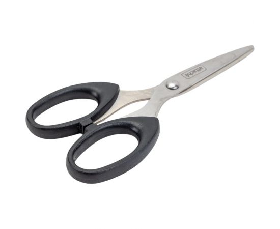 Ножницы с пластиковыми симметричными ручками Attache 140 мм, черный 1100223 – изображение 2