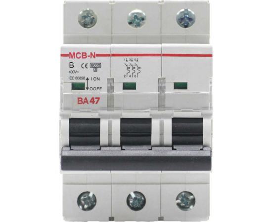 Автоматический выключатель AKEL ВА47-MCB-N-3P-B16-AC 400046 – изображение 2