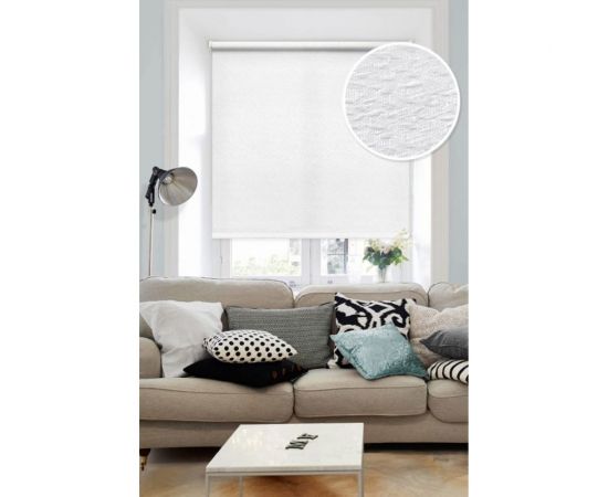 Рулонная штора Эскар Морзе, белый, 172x160 см, 48602172160 – изображение 2