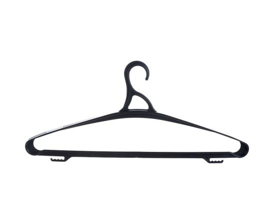 Вешалка для одежды Бытпласт размер 52-54, черный 431202313 – изображение 2