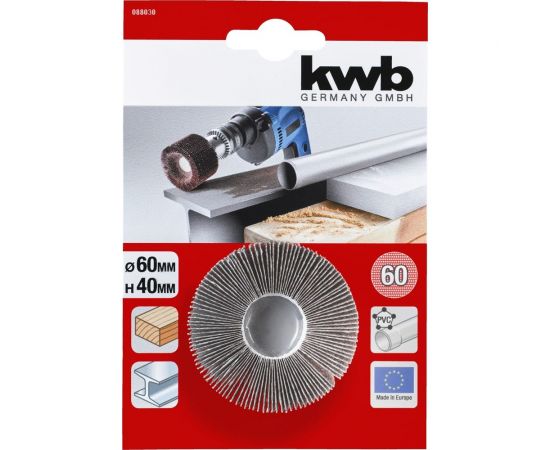 Круг лепестковый шлифовальный 60x40 K60 KWB 88030 – изображение 2