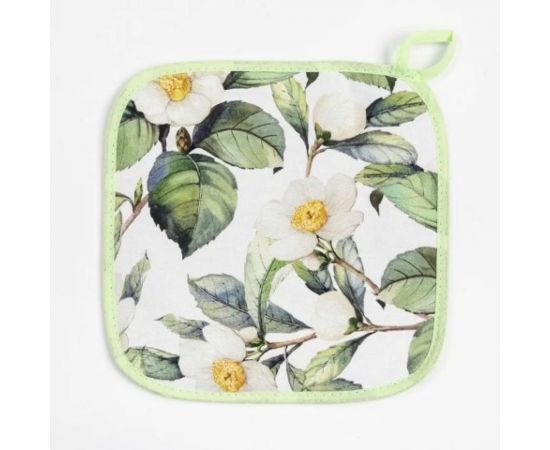 Прихватка Этель Сamellia 19x19 см, 100% хлопок саржа 190 г/м2 7560438 – изображение 2