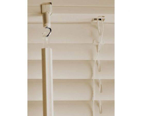 Горизонтальные жалюзи Эскар пластик, бежевый, 150х160 см 6009150160 – изображение 2