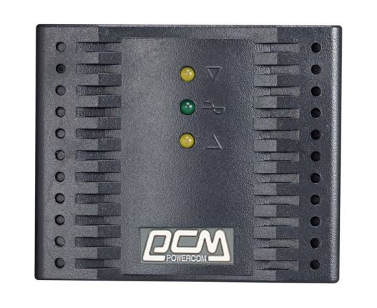 Стабилизатор напряжения Powercom черный TCA-1200 BL – изображение 2