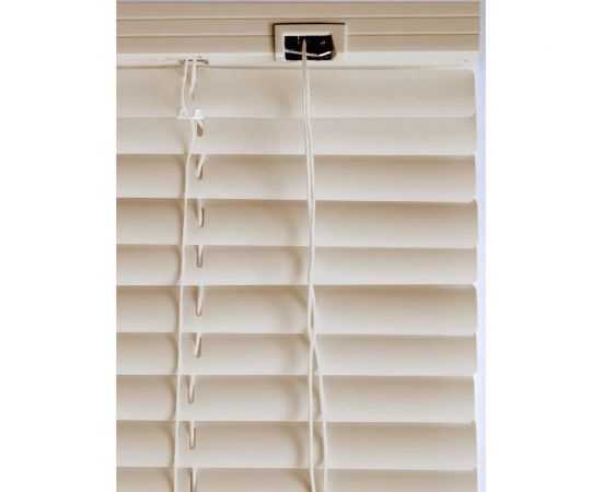 Горизонтальные жалюзи Эскар пластик, бежевый, 150х160 см 6009150160 – изображение 3