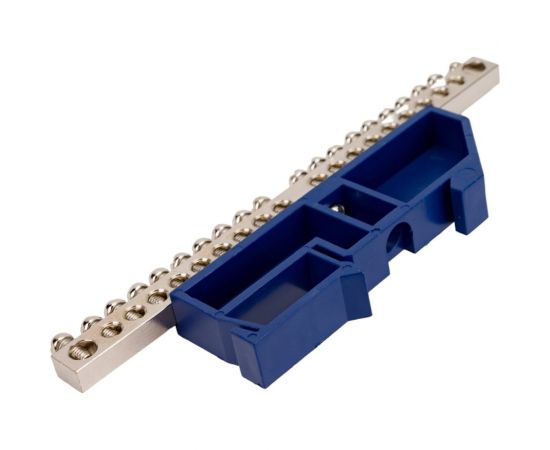 Шина IEK n "ноль" на din-изоляторе с никелевым покрытием шни-6x9-20-д-с YNN10-20-D-K07-N – изображение 3