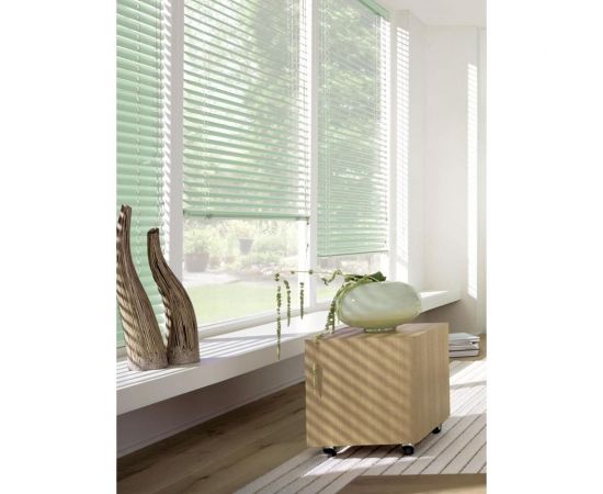 Горизонтальные жалюзи Эскар пластик, салатовый, 60х160см, 6014060160 – изображение 4