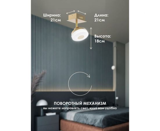 Потолочный светильник Мелодия Света 054-L10-1 GD 000021553 – изображение 4