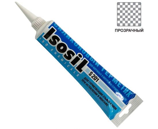 Универсальный силиконовый герметик Isosil S201, бесцветный, 115 мл 2010008 – изображение 5