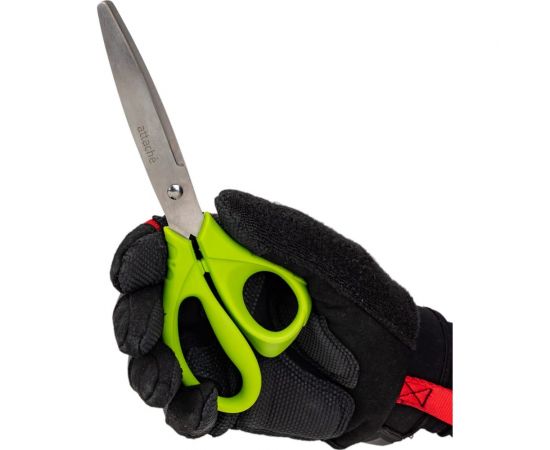 Тупоконечные ножницы Attache Spring 200 мм эргономичные ручки без покрытия, цвет салатовый 880871 – изображение 7