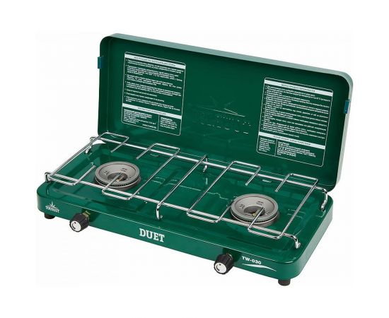 Двухконфорочная газовая портативная плита TOURIST DUET TW-030 00000000505 