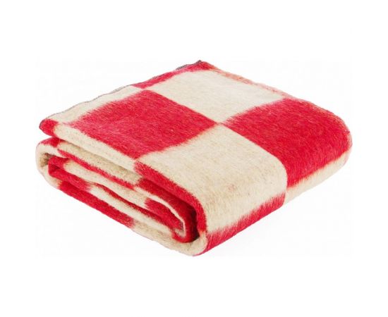 Одеяло ФАКЕЛ Шуя клетка 1.5 спальное, 70% шерсть 17270000 