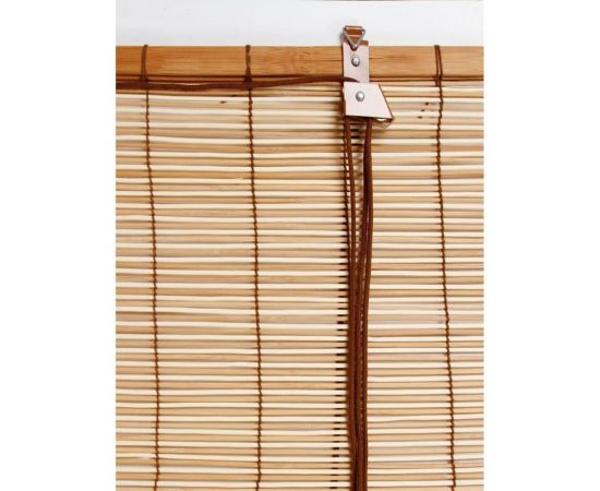Рулонная штора Эскар бамбук, натур микс, 80х160 см 71909080180 