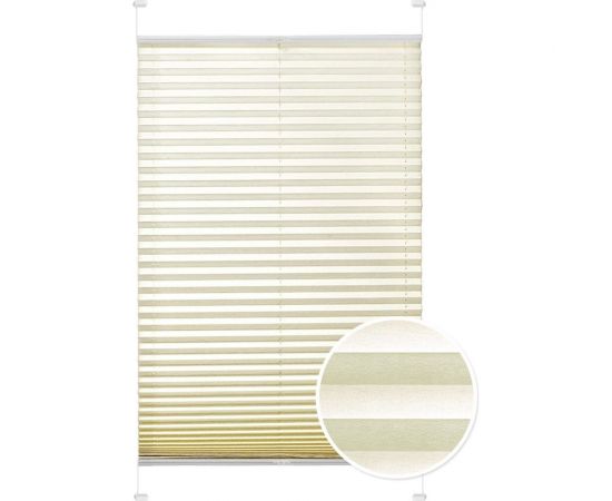 Плиссе натяжного типа Эскар ""Crepe"", светло-бежевый, 52х170 см, арт. 140402052 