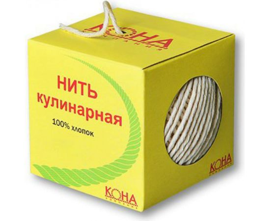 Нитка ЩИТ Н ХБ 900 текс кулинарная по 60 м в коробе 