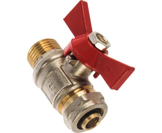 Шаровой кран под металлопластиковую трубу Rvc 16х1/2" ц/ш бант 17002 