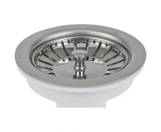 Выпуск для мойки из нерж. стали D 90, Wirquin 30717335 – изображение 2