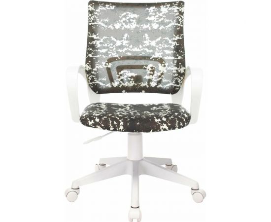 Детское кресло Бюрократ KD-W4 черный/зеленый милитари, крестовина пластик, белый пластик 1614726 – изображение 2