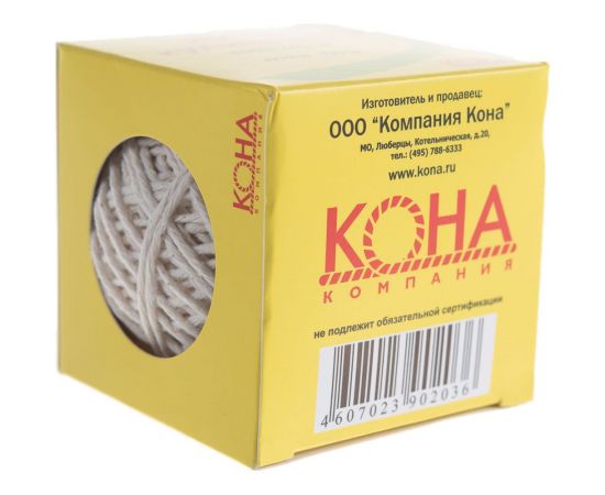 Нитка ЩИТ Н ХБ 900 текс кулинарная по 60 м в коробе – изображение 2