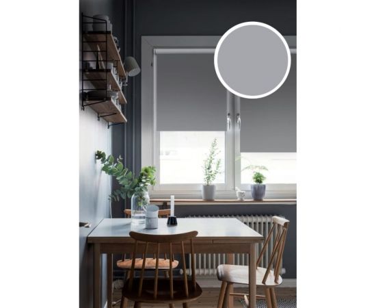 Рулонная штора Эскар Blackout, LUX цвет графит 52x170 см, арт. 81745052170 – изображение 2