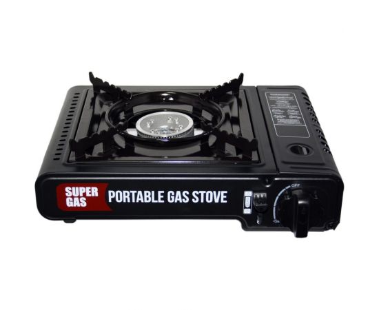 Туристическая газовая плита с пьезоподжигом SUPER GAS в пластиковом кейсе, модель ZD6800 7321119000 – изображение 2