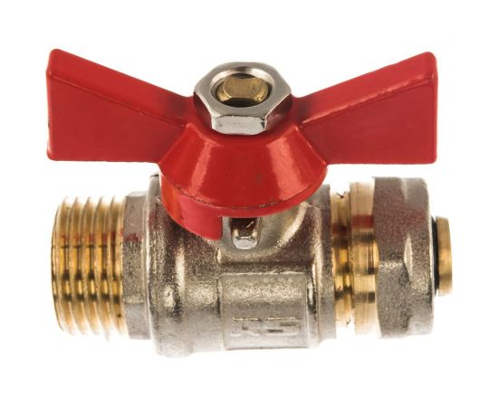 Шаровой кран под металлопластиковую трубу Rvc 16х1/2" ц/ш бант 17002 – изображение 2