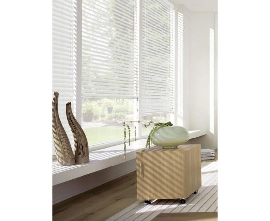 Горизонтальные жалюзи Эскар пластик, белый, 50х160см, 6050160 – изображение 2