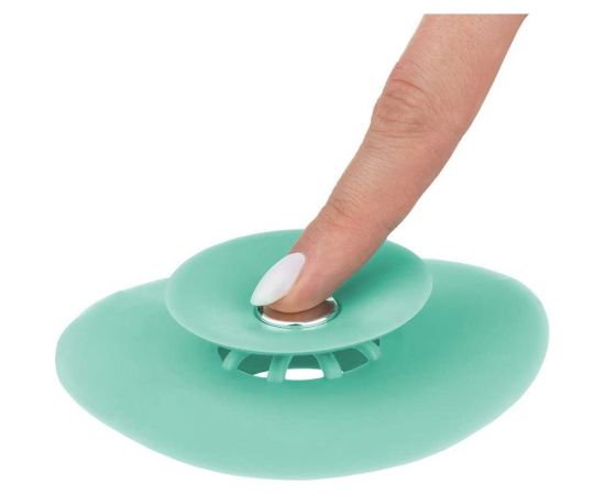 Пробка для ванны и раковины MasterProf d-100 мм, бирюзовая ТД.030478 – изображение 2