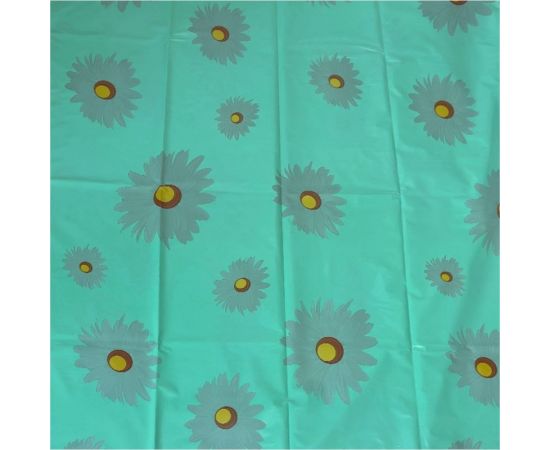 Скатерть Умничка Ромашки (50) полиэтилен, 220x180 см, зеленый MPU8737 – изображение 2