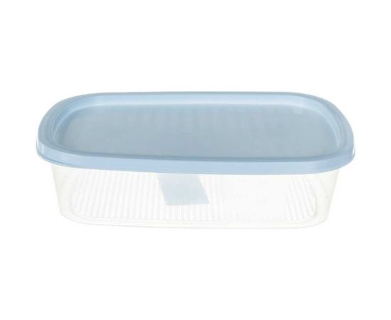 Прямоугольный контейнер для СВЧ и заморозки Умничка в наборе 3 шт 1 л пастель MPU8218 – изображение 3