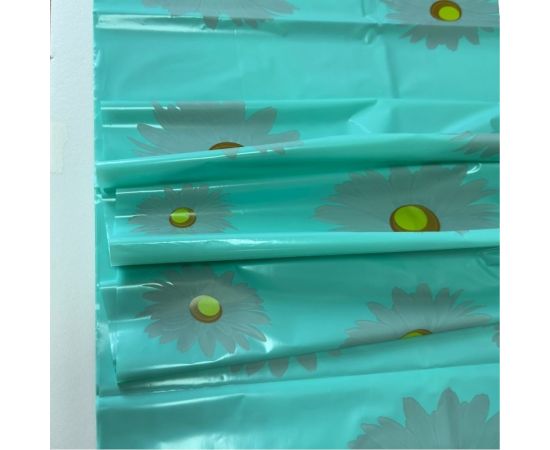 Скатерть Умничка Ромашки (50) полиэтилен, 220x180 см, зеленый MPU8737 – изображение 3