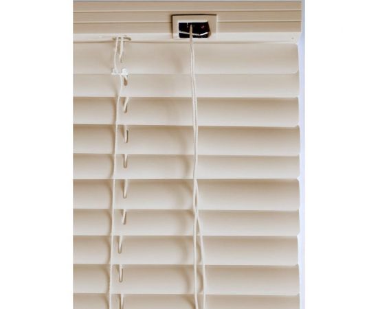 Горизонтальные жалюзи Эскар пластик, бежевый, 70х160см, 6009070160 – изображение 3