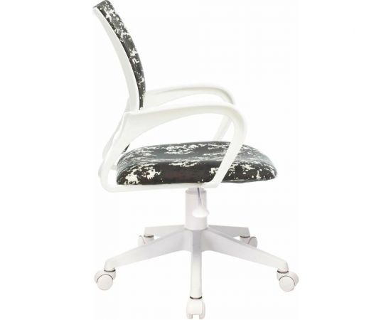 Детское кресло Бюрократ KD-W4 черный/зеленый милитари, крестовина пластик, белый пластик 1614726 – изображение 3