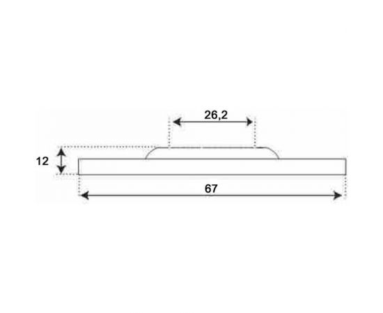 Декоративная чашка отражатель TIM разъемная 3/4 , хром (14820) 770154 – изображение 3