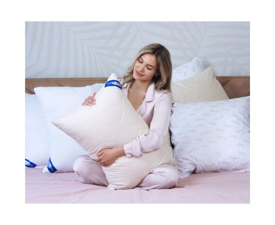 Подушка ТекСтиль овечья шерсть, комфорт, 50x70 34397 – изображение 4