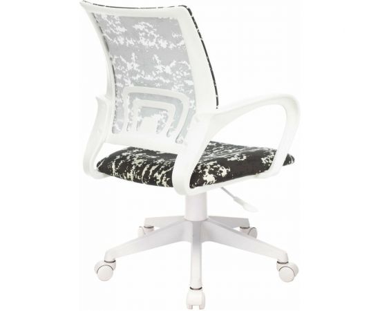 Детское кресло Бюрократ KD-W4 черный/зеленый милитари, крестовина пластик, белый пластик 1614726 – изображение 4