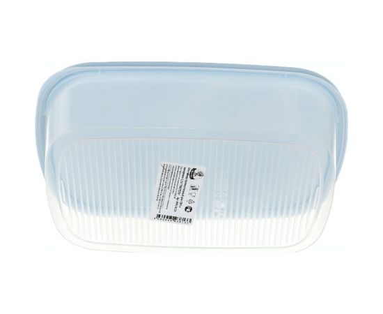Прямоугольный контейнер для СВЧ и заморозки Умничка 1 л пастель MPU8133 – изображение 4