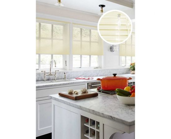 Горизонтальные жалюзи Эскар алюминий, бежевый, 60х160см, 5009060160 – изображение 5